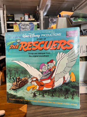 Walt Disney's The Rescuers OST Soundtrack LP Sealed Storyteller 3816