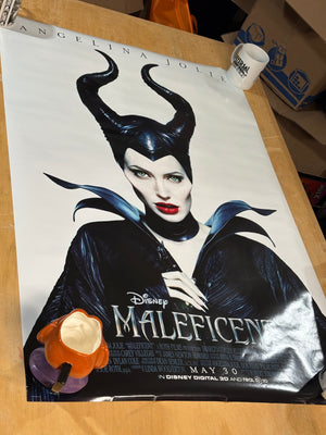 Malificent - Angelina Jolie : Original Double-Sided Theatrical  Rolled One-Sheet Movie Poster 27" 36"
