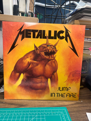METALLICA Jump In The Fire MUSIC FOR NATIONS 12" 45rpm Black Vinyl