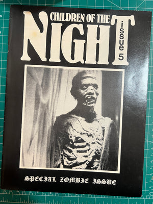 Children of the Night #5 (1975 Horror Zine) Special Zombie Issue