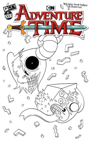 ADVENTURE TIME (2025) #7 CVR F INC 1:50 NICK WINN B&W VAR
