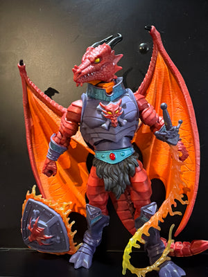 Masters of the Universe MOTU Classics: Draego-Man Loose / Mint w/ Wings, Whip & Shield
