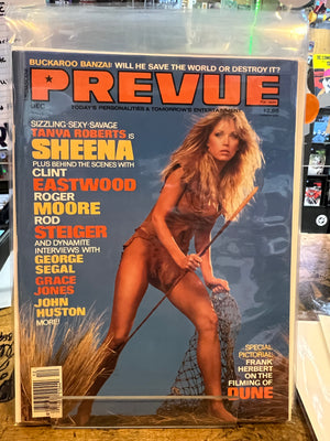 Prevue (1984 Steranko) Mediascene #57 Sheena Cover