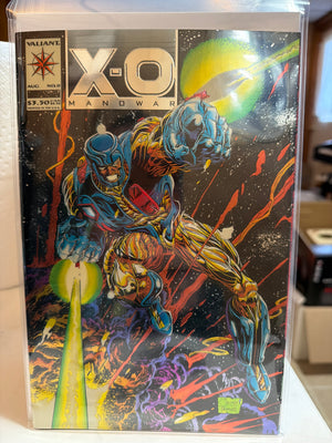 X-O Manowar (1992 1st Series) #0 Chromium Embossed Cover