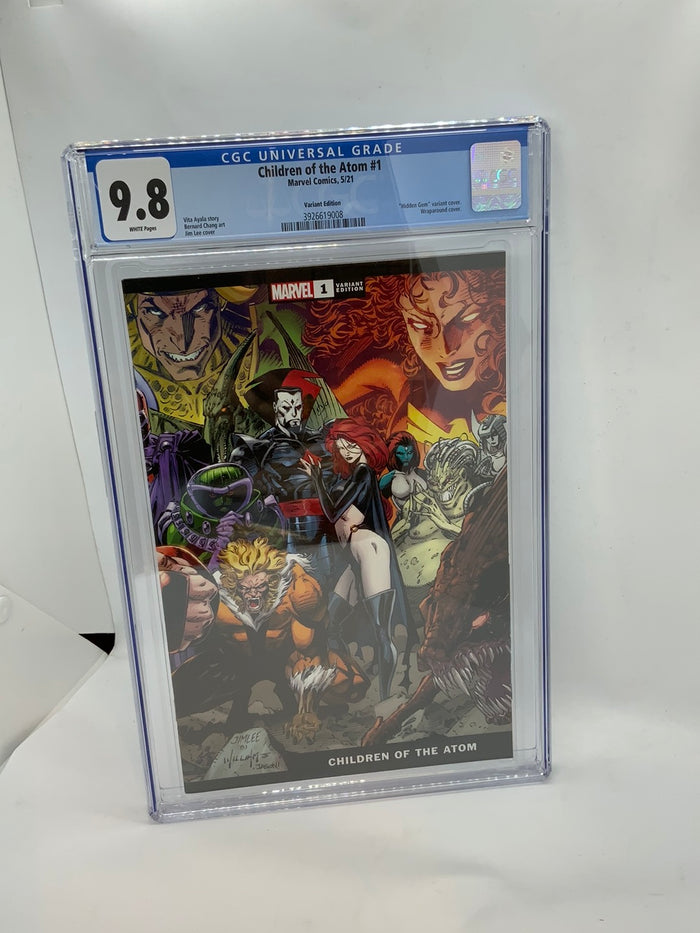 Children of the Atom #1 1:100 Jim Lee Hidden Gem Variant CGC 9.8