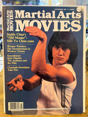 Martial Arts Movies Magazine: November 1981 Jackie Chan Cover