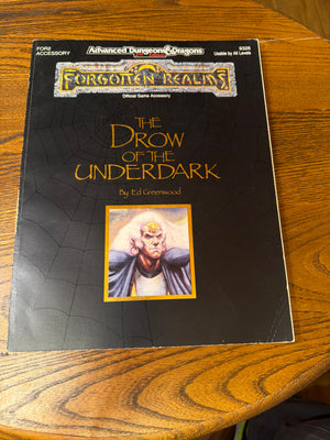 AD&D Forgotten Realms 9326 : Drow of the Underdark (Softcover)