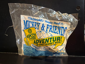 McDonalds Fast Food Toy: Mickey & Friends - Epcot Center Adventure Chip In China Sealed