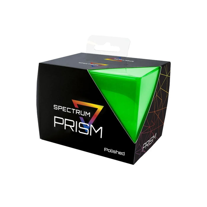 Prism Deck Card Case - Polished - Lime Green