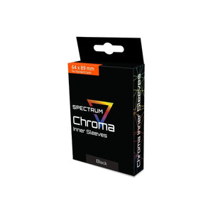 Chroma Inner Card Sleeve: Black