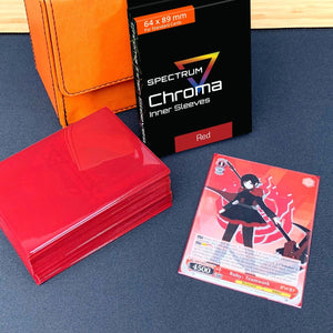 Chroma Inner Card Sleeve: Red