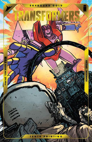 TRANSFORMERS #2 (2026) 10TH PTG CVR A DANIEL WARREN JOHNSON & MIKE SPICER EMBOSS & GOLD FOIL