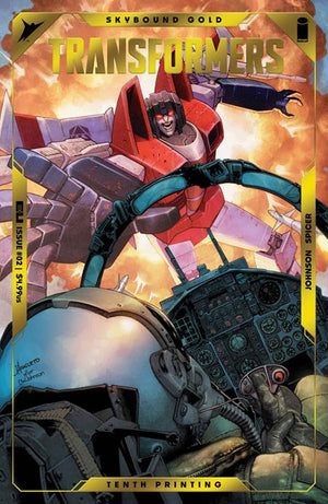 TRANSFORMERS #2 (2026) 10TH PTG CVR B JAY ANACELTO & ROMULO FAJARDO JR EMBOSS & GOLD FOIL VAR