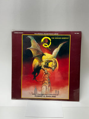 Q The Winged Serpent : Robert Ragland OST Soundtrack Vinyl LP Sealed Original Pressing CST 0206 Cerberus Records