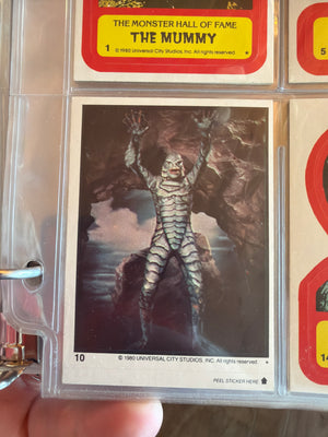 Creature Feature (1980 Topps Trading Card Series) STICKER #10