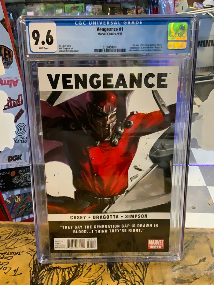 Vengeance #1 CGC 9.6 1st America Chavez