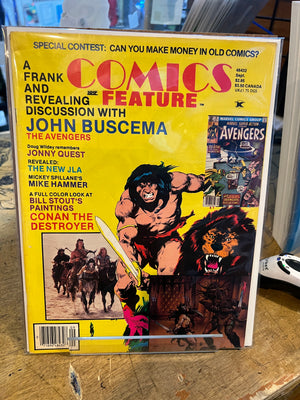 Comics Feature Magazine #31 John Buscema / Conan