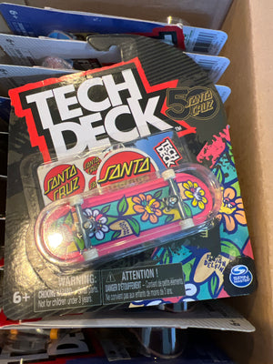 Tech Deck : Santa Cruz - Fab Delfino 'Flower Crew'  (Fingerboard) Ultra Rare