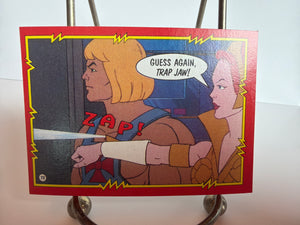 Masters of the Universe Trading Card Series (1984) : #72 "Outfoxed By Teela!"