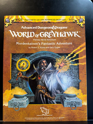 AD&D Mordenkainen's Fantastic Adventure - World of Greyhawk Adventure Module WG5