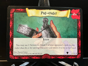Harry Potter TCG Trading Card Game (2001) : Put-Outer (Non-Holo) 22/80