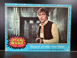 Star Wars Trading Cards Series 1 : #40 Space Pirate Han Solo