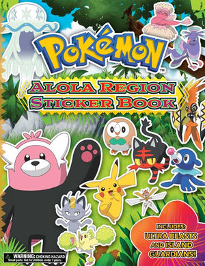 Pokémon Alola Region Sticker Book by The Pokemon Company International