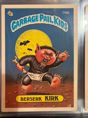 Garbage Pail Kids: 116b Berserk Kirk