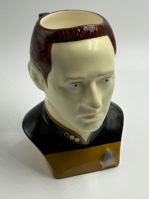 Star Trek TNG : Data Figural Mug (Applause 1994)