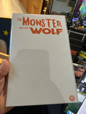 Mark Spears: The Monster and the Wolf  #1  Blind Bag -  WHITE BLANK / SKETCH COVER A76
