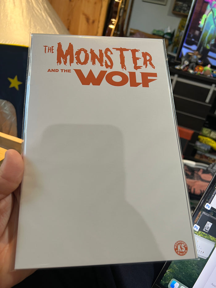 Mark Spears: The Monster and the Wolf  #1  Blind Bag -  WHITE BLANK / SKETCH COVER A76