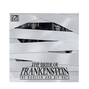 NECA Universal Monsters - 7” Scale Action Figure - Bride of Frankenstein 90th Anniversary The Monster & His Mate 2 Pack Action Figures (B&W)