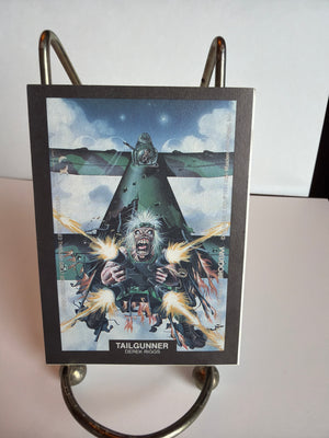 Rockcards : 1991 Bockum Trading Cards Stick-Ons Iron Maiden Tailgunner