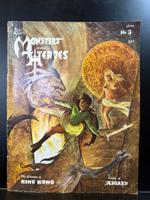 Larry Ivie's Monsters and Heroes Magazine #3 (First Ever?) Bernie Wrightson Feature March 1968
