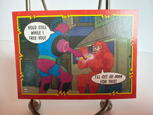 Masters of the Universe Trading Card Series (1984) : #69 "Bested by Our Heroes!"