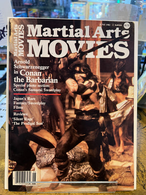 Martial Arts Movies Magazine: June 1982 Conan The Barbarian Cover