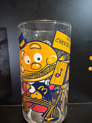 McDonalds 1977 McDonaldland Action Series Collector's Glass: Mayor McCheese