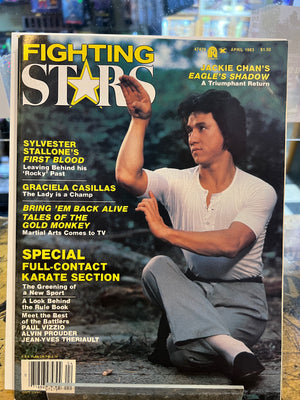Fighting Stars : April 1983 Jackie Chan Snake in Eagle's Shadow Cover