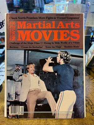 Martial Arts Movies Magazine: September 1982 Chuck Norris Kicks a guy in the Balls