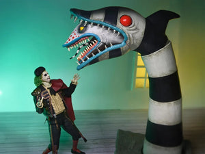 NECA BEETLEJUICE BEETLEJUICE - ULTIMATE MATADOR BEETLEJUICE & SANDWORM 7" SCALE ACTION FIGURE 2-PACK