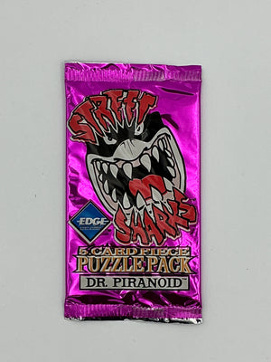 Street Sharks 5 Card Piece Puzzle Pack (Dr. Piranoid) : One Sealed Pack of Trading Cards