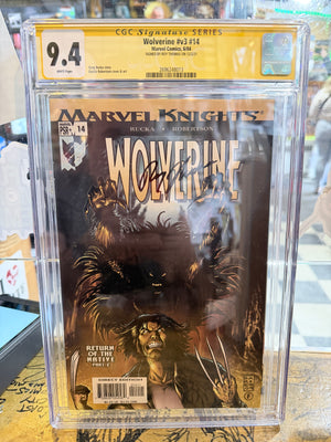 Wolverine V3 #14 Signed By Roy Thomas 9.4 CGC Signature Series