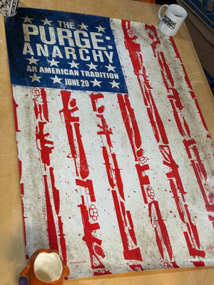The Purge - Anarchy  : Original Double-Sided Theatrical  Rolled One-Sheet Movie Poster 27" 36"