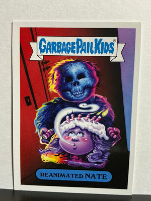 Garbage Pail Kids : Revenge of the Horror-ible (2019 Series) - 80's Horror Sticker - 3b Reanimated Nate
