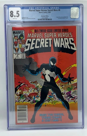 Marvel Super Heroes #8 CGC 8.5 Newsstand 1st Symbiote Spider-Man / Venom Symbiote