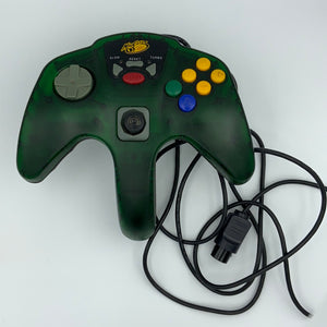 Mad Catz  Nintendo 64 Controller : Clear Green Cleaned / Tested