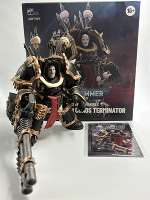 Warhammer 40k Joytoy : Black Legion Chaos Terminator (MIB) Gornoth