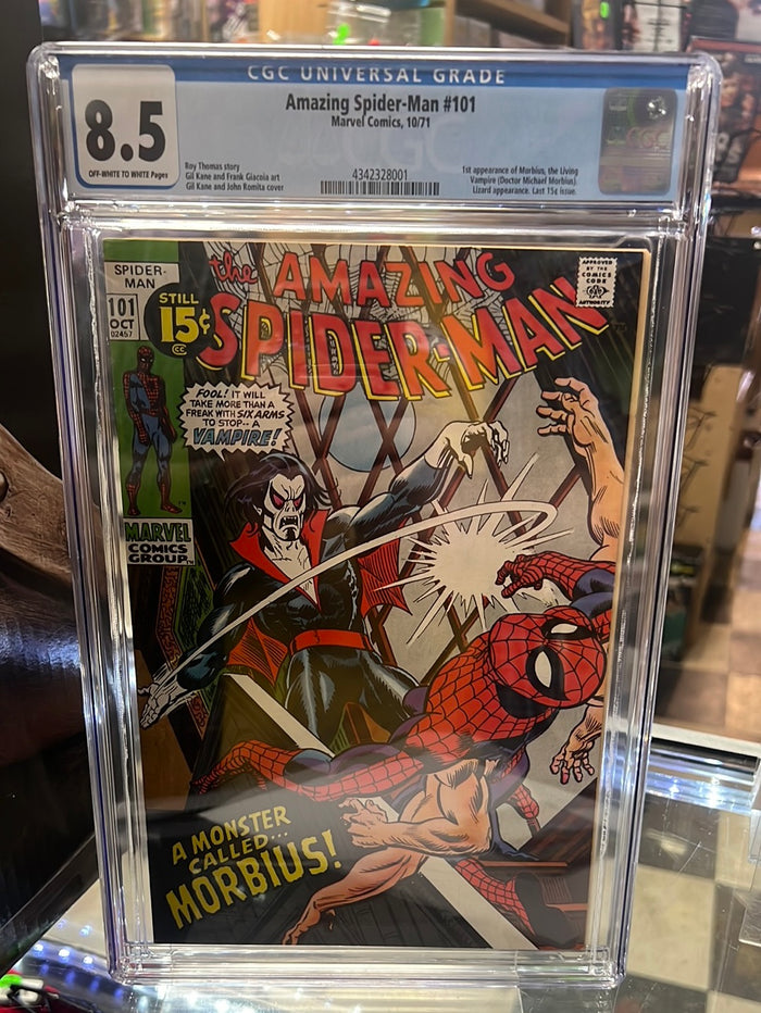 Amazing Spider-Man #101 1st Morbius CGC 8.5