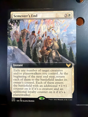 Magic the Gathering: Strixhaven: School of Mages - Semester's End (Extended Art)