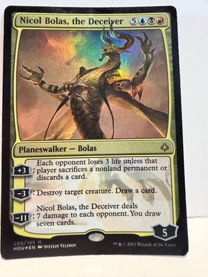 Magic The Gathering: Hour of Devastation - Nicol Bolas, the Deceiver (Foil)